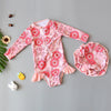 Girls Long Sleeve Sun Protection Swimsuit Jumpsuit | Kids Quick-Dry Swimwear Canada