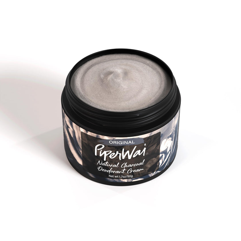 PiperWai - Activated Charcoal Deodorant - Jar (57g)