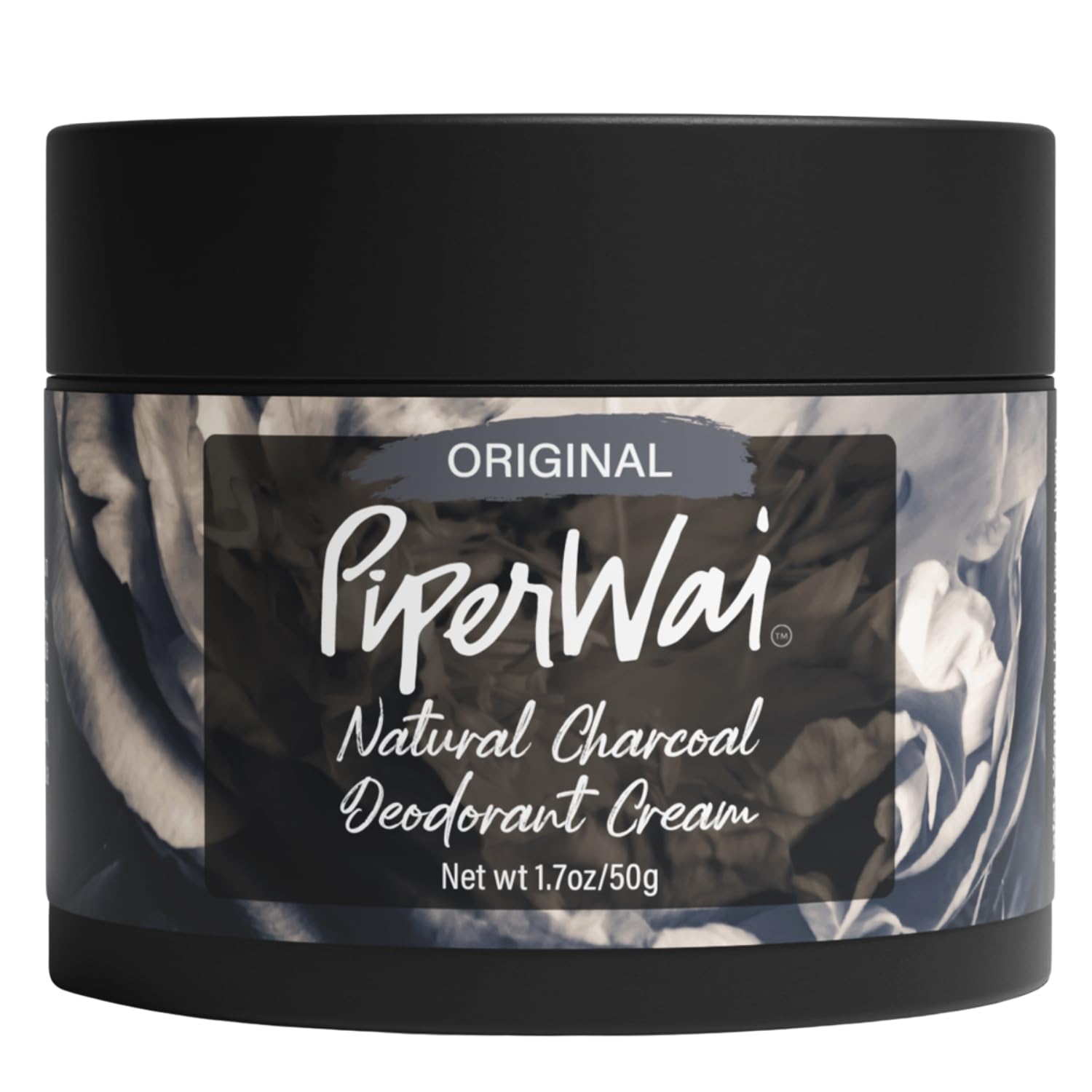 PiperWai - Activated Charcoal Deodorant - Jar (57g)