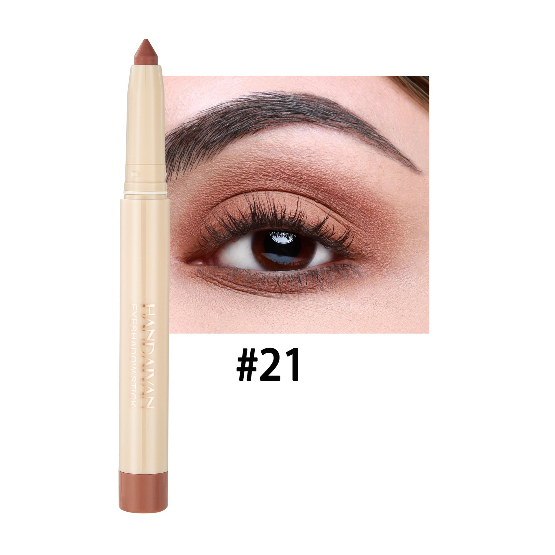 22-Shade Eye Shadow Stick Pen – Dual-Use Eyeliner & Eyeshadow, 22 Colors