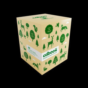 Caboo - 3ply Facial Tissue Cube Box (90ct)