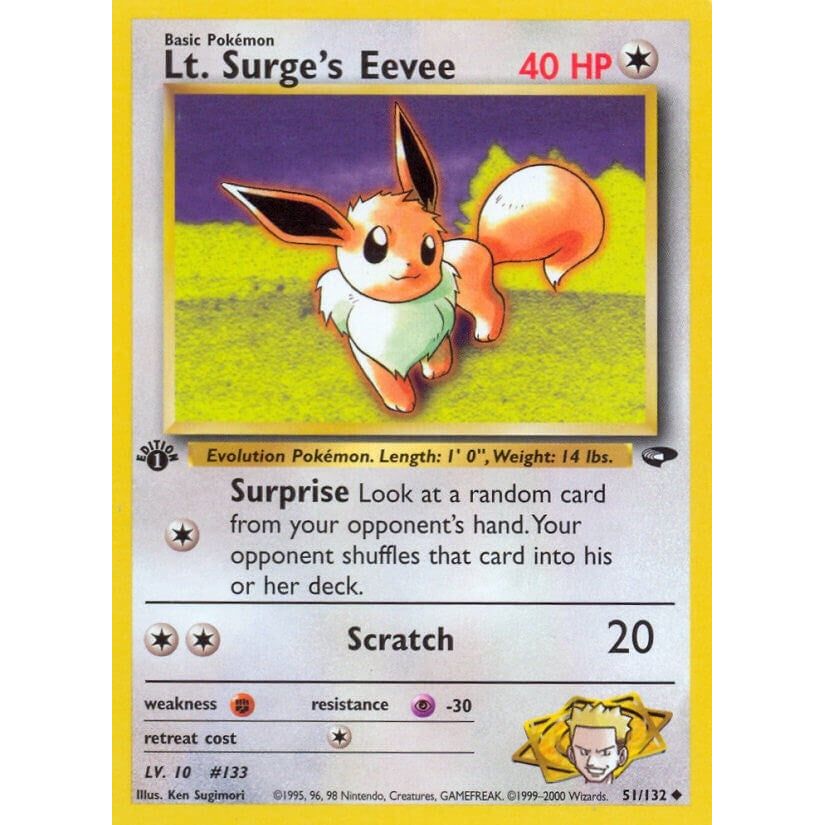 Lt. Surge's Eevee (051/132) (G2)