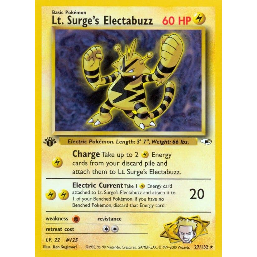 Lt. Surge's Electabuzz (27) (027/132) (G1)