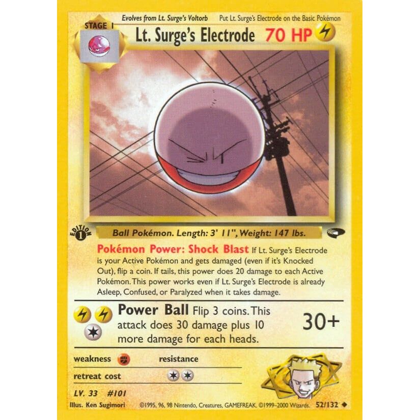 Lt. Surge's Electrode (052/132) (G2)