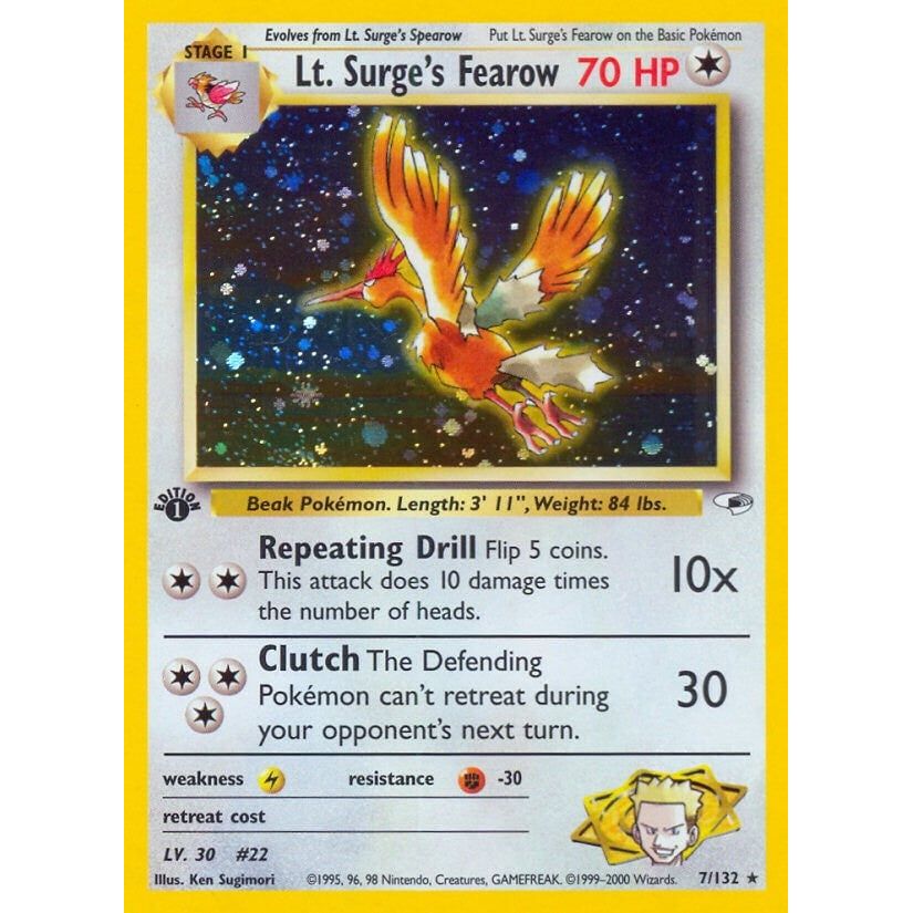 Lt. Surge's Fearow (007/132) (G1)