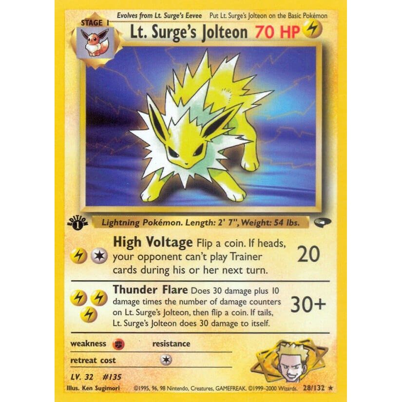 Lt. Surge's Jolteon (028/132) (G2)