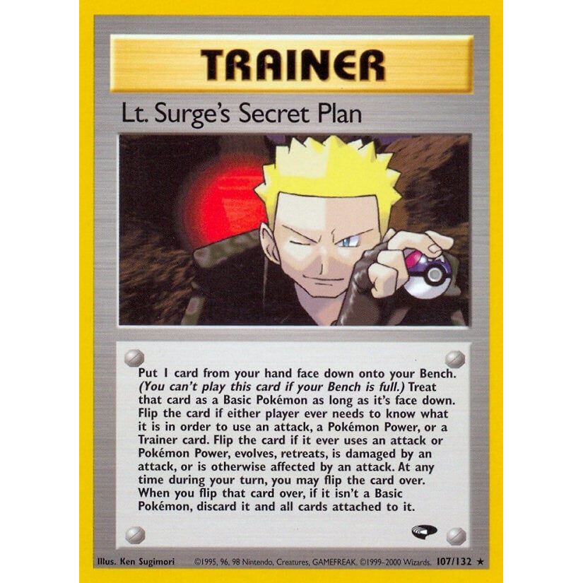Lt. Surge's Secret Plan (107/132) (G2)
