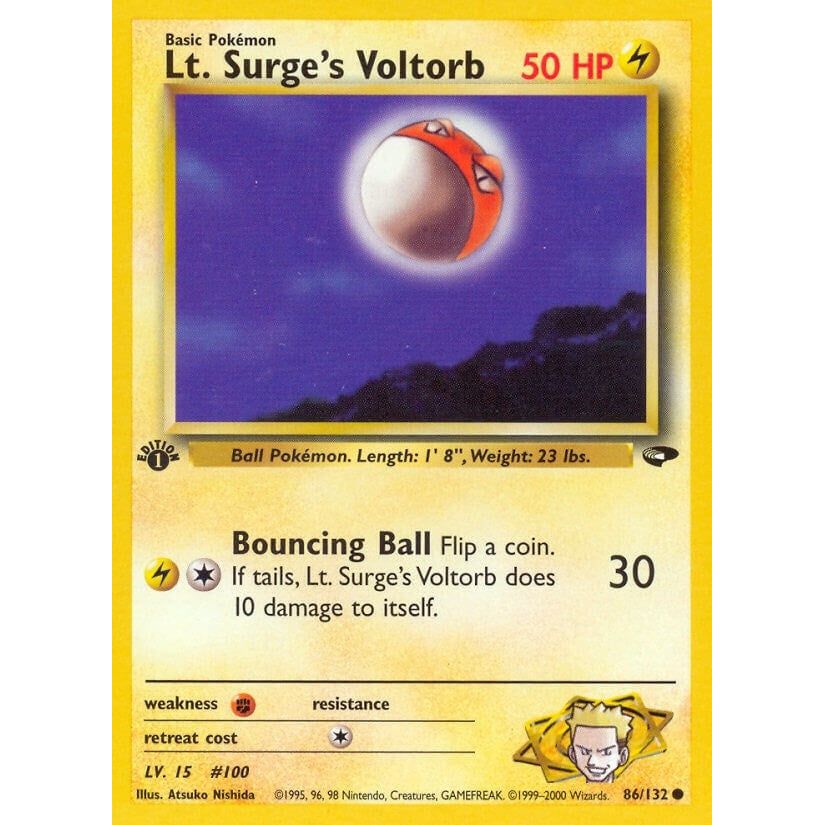 Lt. Surge's Voltorb (086/132) (G2)