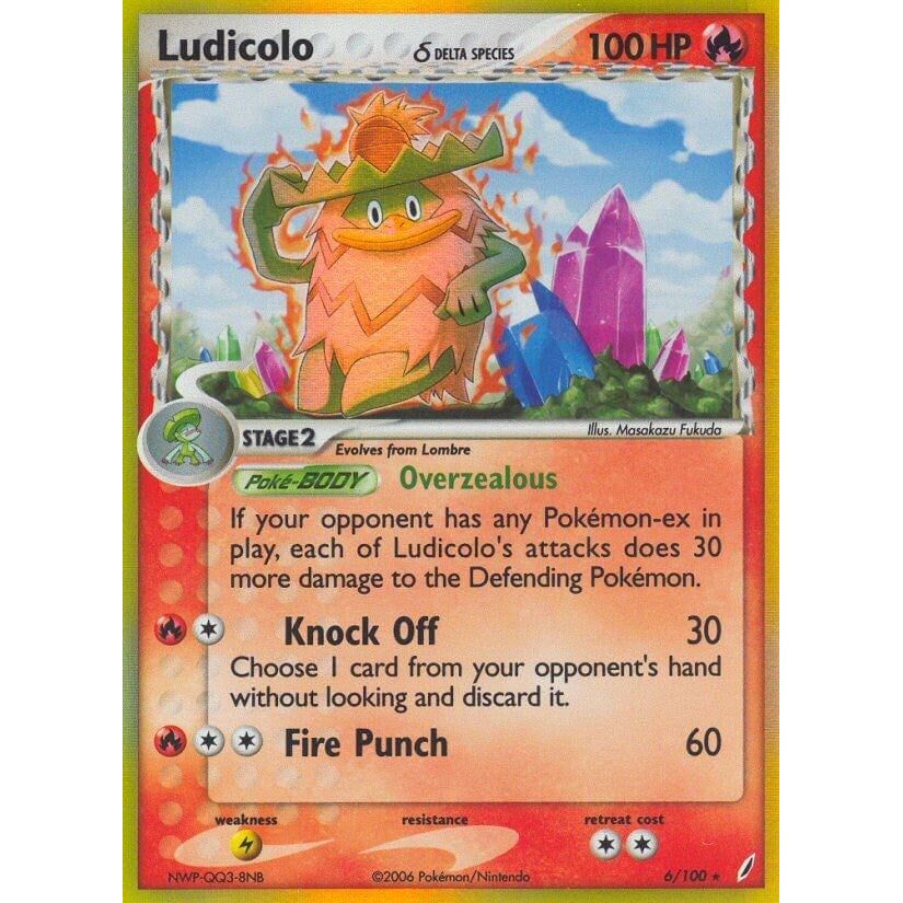 Ludicolo (Delta Species) (6/100) (CG)