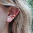 Lace CZ ear cuff