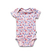 Bamboo Baby Short-Sleeved Onesie | Tangerine Crush