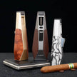 Luxury Cigar Lighter with Safety Lock, Alloy Build, Multiple Finishes