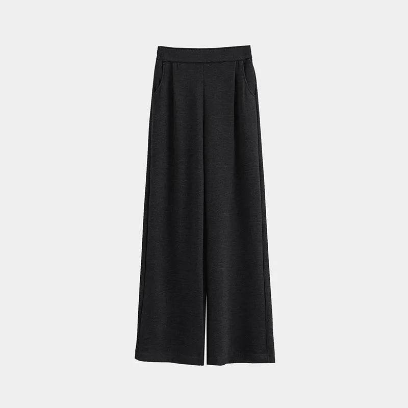 Casual Style High Waist Wide Leg Straight New Casual Pants trouser For Women