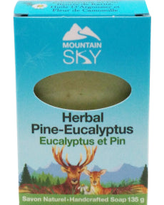 Mountain Sky Soaps - Herbal Pine-Eucalyptus Bar Soap (135g)