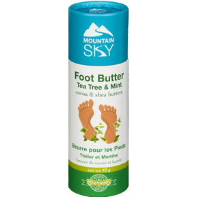 Mountain Sky Soaps - Foot Butter in Eco-Tube TTree& Mint (40g)