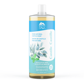 Mountain Sky Soaps - Castile Soap Eucalyptus-Mint (1L)