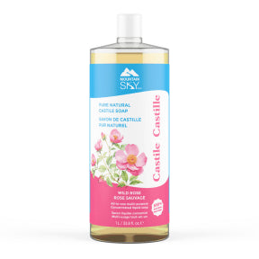 Mountain Sky Soaps - Castile Soap Wild Rose (1L)