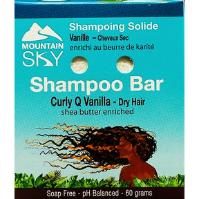 Mountain Sky Soaps - Curly Q Vanilla Shampoo Bar (60g)