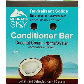 Mountain Sky Soaps - Coconut Cream Conditioner Bar (50g)