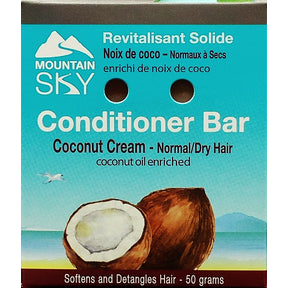 Mountain Sky Soaps - Coconut Cream Conditioner Bar (50g)