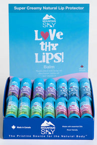 Mountain Sky Soaps - Mixed Lip Balm Display (28ct)
