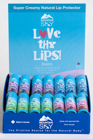 Mountain Sky Soaps - Mixed Lip Balm Display (28ct)