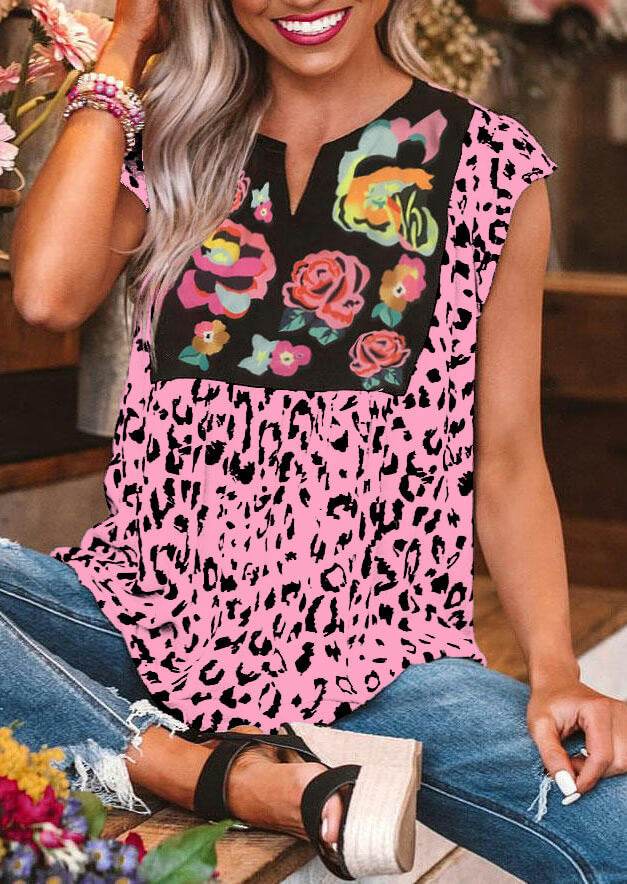 Women Casual Spring Summer Beach V Neck blouse top