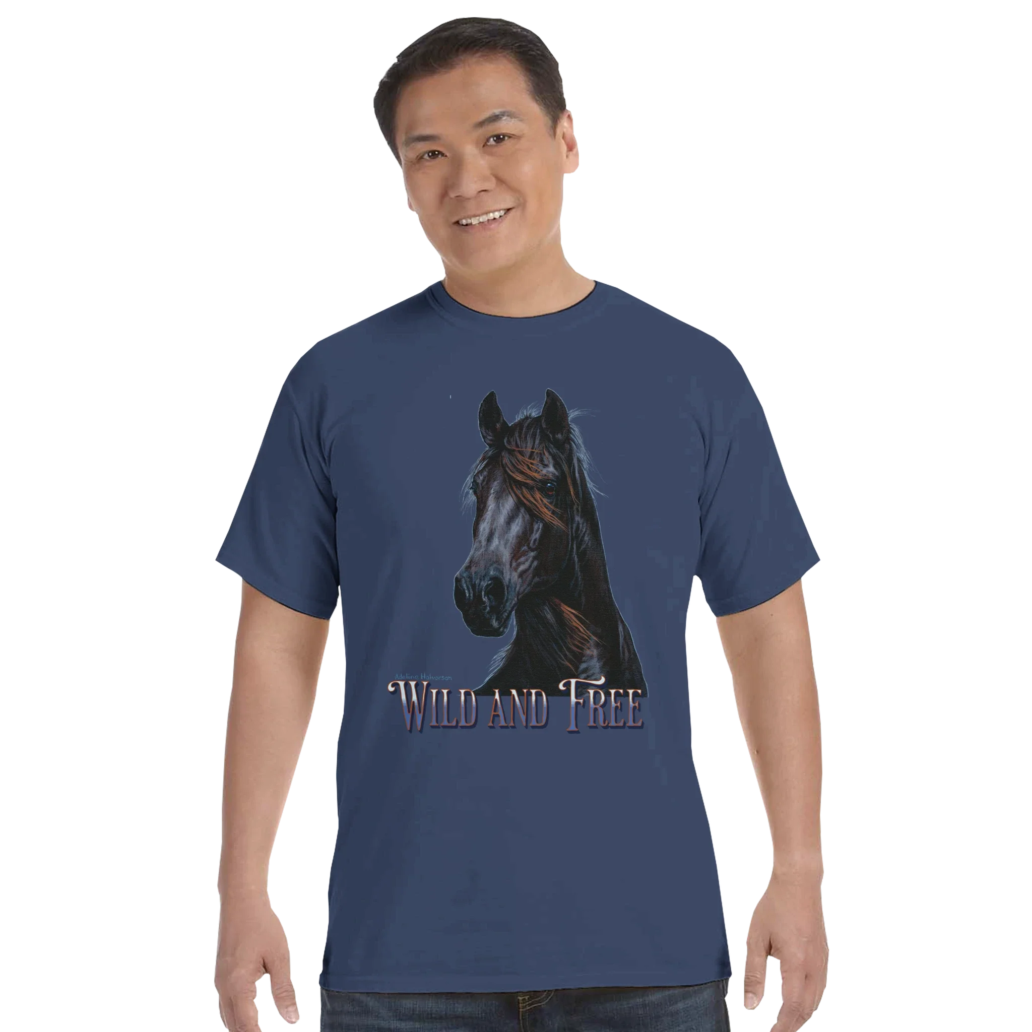 Wild and Free Comfort Colors Unisex Tee – 100% Cotton