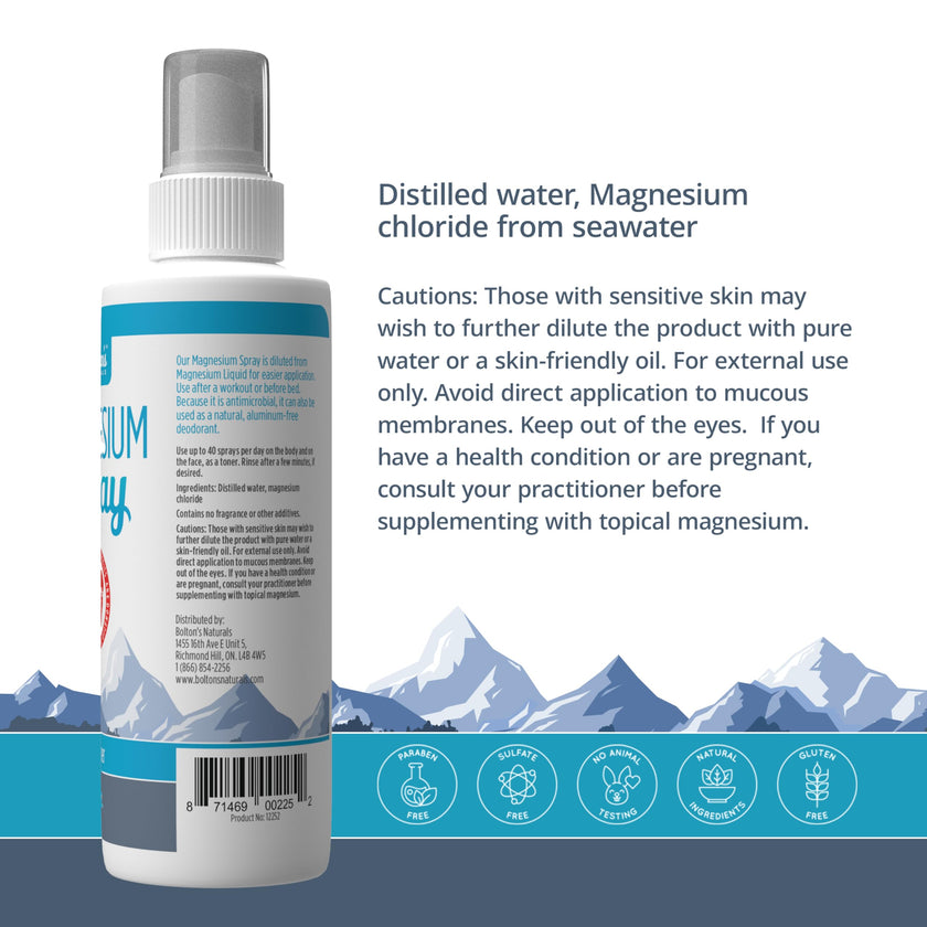 Bolton's Naturals - Magnesium Chloride Spray (118ml)