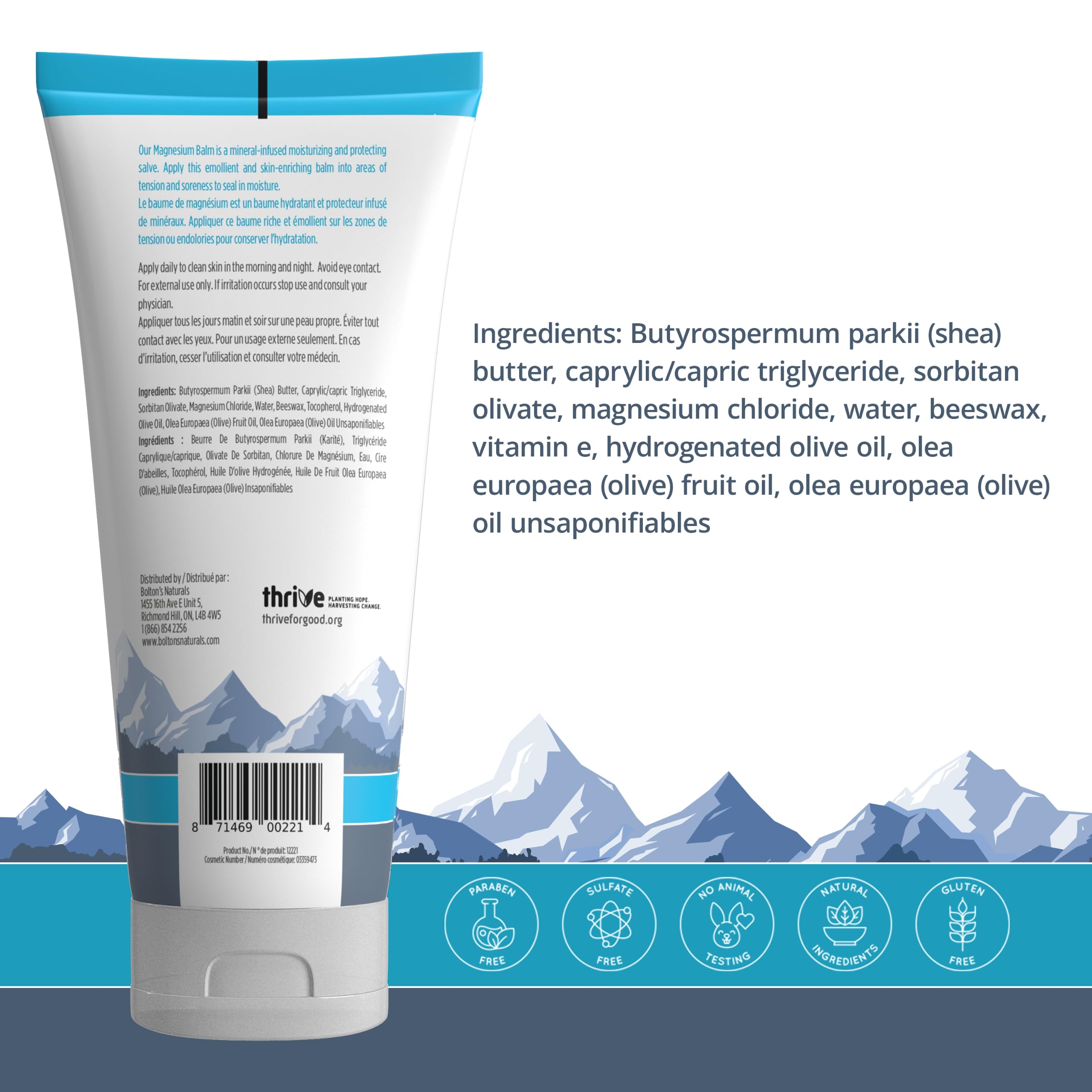 Bolton's Naturals - Magnesium Chloride Balm (118ml)