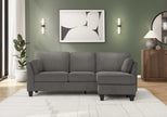 Sofa chaise longue avec deux coussins de 87