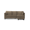 Sofa chaise longue avec deux coussins de 87
