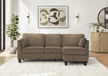 Sofa chaise longue avec deux coussins de 87