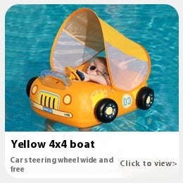 Kids Inflatable Car Steering Wheel Pool Float | Mini Pedestal Swimming Ring Canada