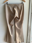 Y2K Sirens Low Rise Beige Split Pant