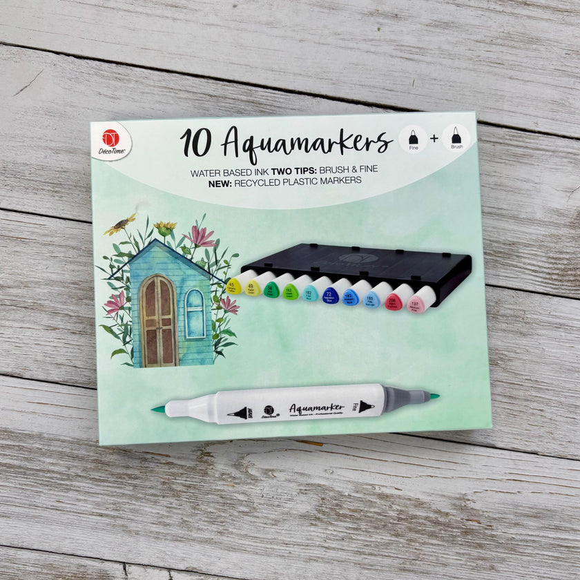 Decotime Aquamarkers - Leafy Brights