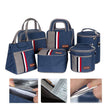 Thermal Insulated Denim Work Lunch Bag for Women