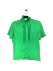 MARDI MODES Regular fit Button-down Top in Green - 10