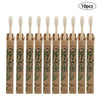 10pcs  Bamboo toothbrushes