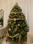 Artiplanto Oscar Most Realistic Artificial Fir Pre-Lit Christmas Tree 7.5'