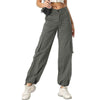 Wide Leg High Waist Casual Pants For Women