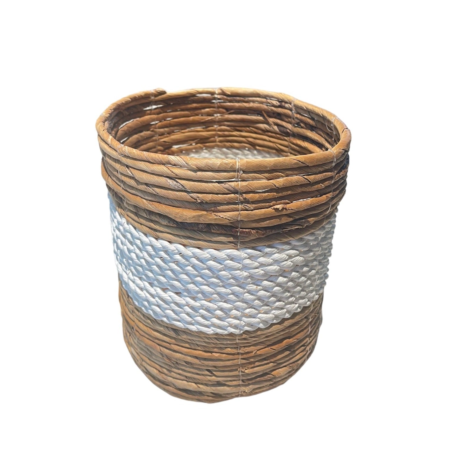 Banana Leaf and Rope Basket