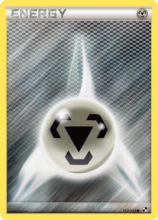 Metal Energy (Basic)/114 - Black and White Reverse Holofoil