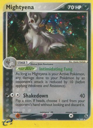 Mightyena - 10/109 10/109 - Ruby and Sapphire Reverse Holofoil