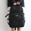 Large Capacity Multi-Layer School Backpack – White, Red, Purple, Black, Khaki