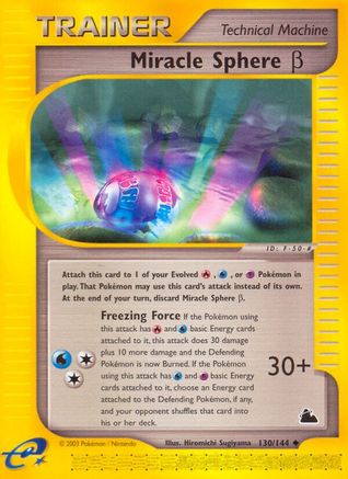 Miracle Sphere Beta/144 - Skyridge Reverse Holofoil