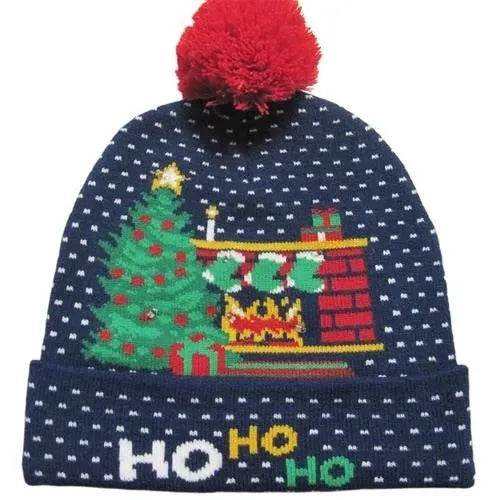 LED Light Christmas  Beanies