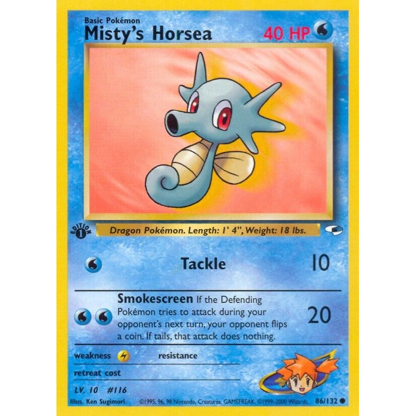 Misty's Horsea (086/132) (G1)