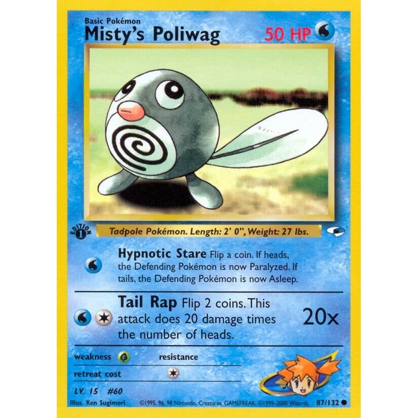 Misty's Poliwag (087/132) (G1)