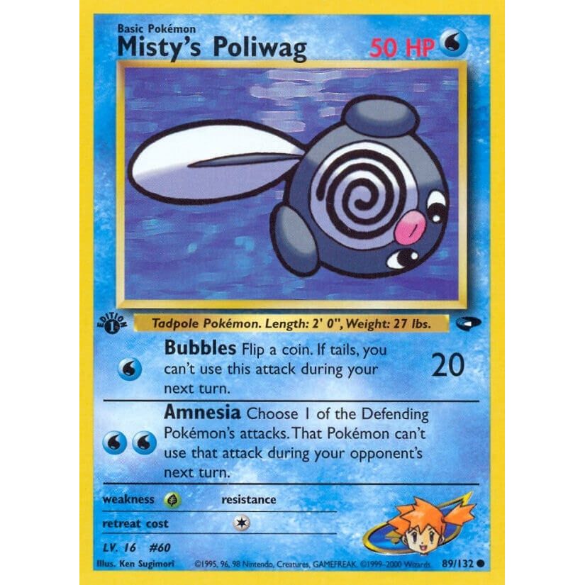 Misty's Poliwag (089/132) (G2)